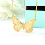 Ladies Fashion Jewelry Butterfly Pendant Necklace