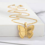 Ladies Fashion Jewelry Butterfly Pendant Necklace