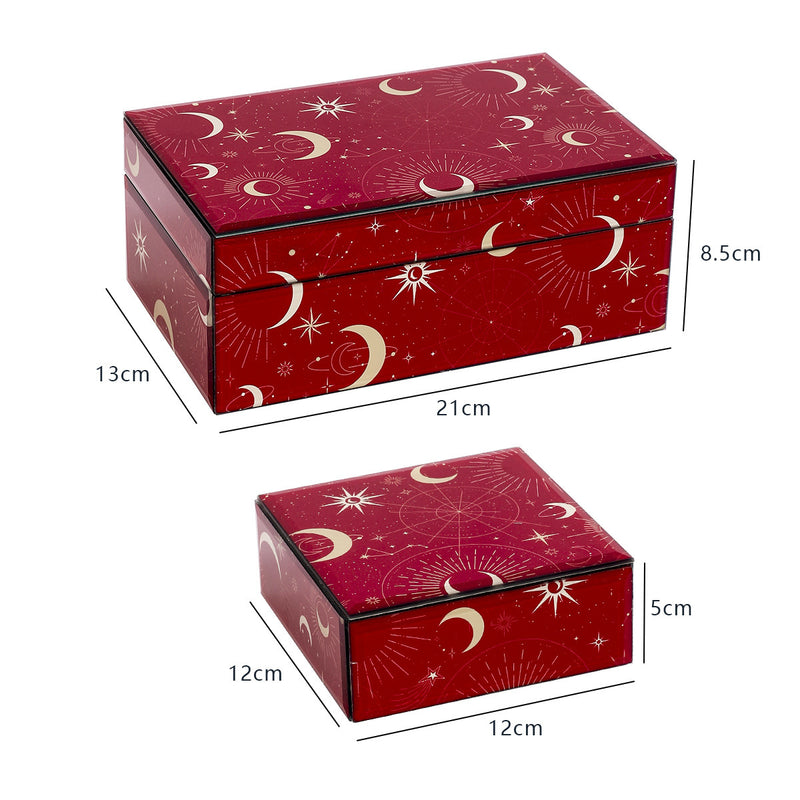 Sun Moon Star Series Ornament Storage Jewellery Box